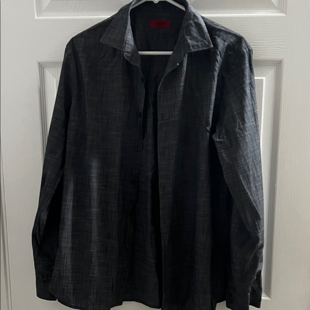 Alfani Charcoal Gray Shirt Jacket